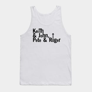 Keith & John, Pete & Roger Tank Top